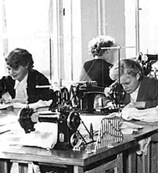 Näherei des VfJ e.V. am Maybachufer1951